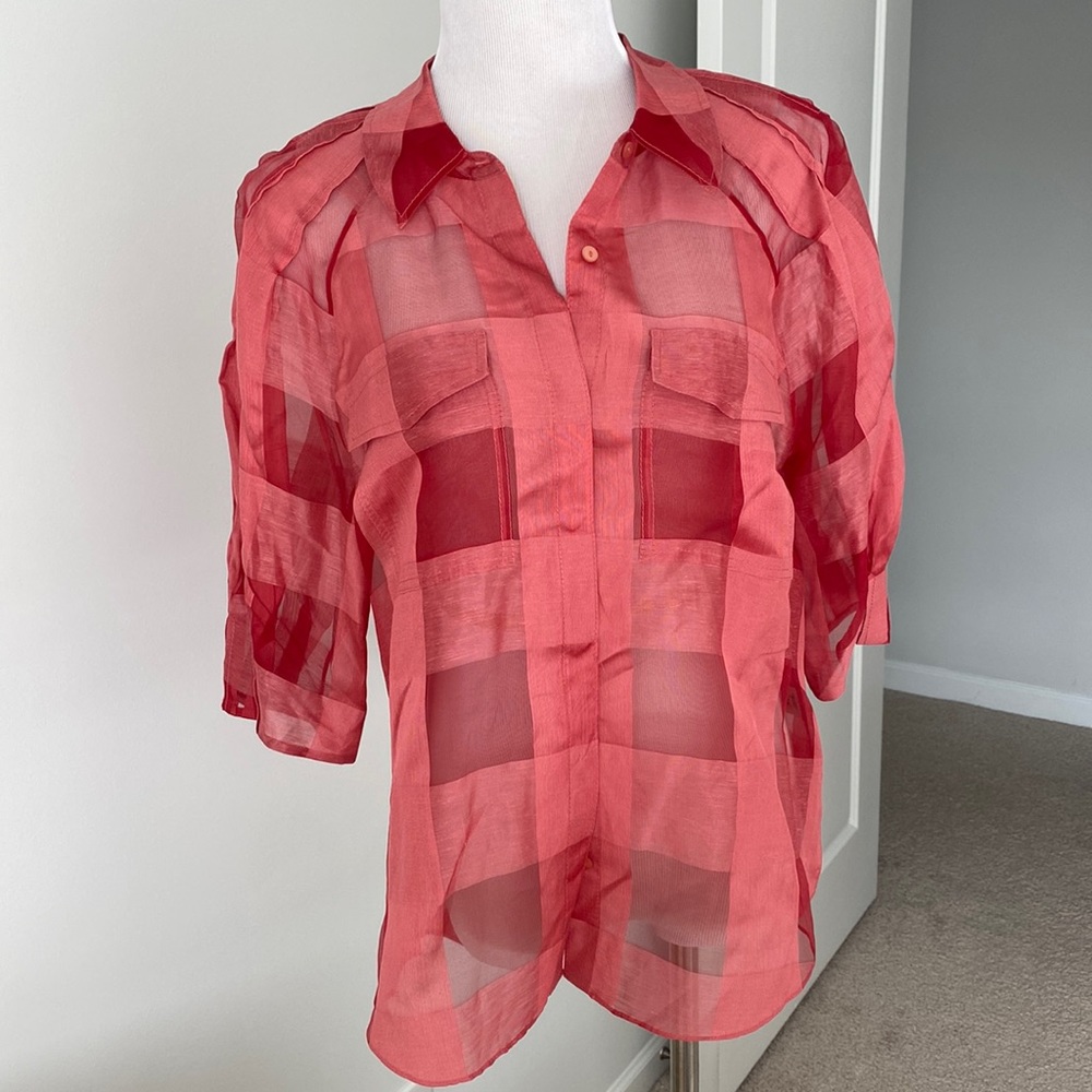 Red Rebecca Taylor Blouse.